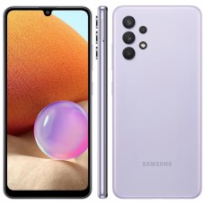 Celular Samsung Galaxy A32 Violeta 128GB, 4GB RAM, Tela Infinita 6.4", Câmera Traseira Quádrupla, Bateria de 5000mAh, Dual Chip e Octa Core